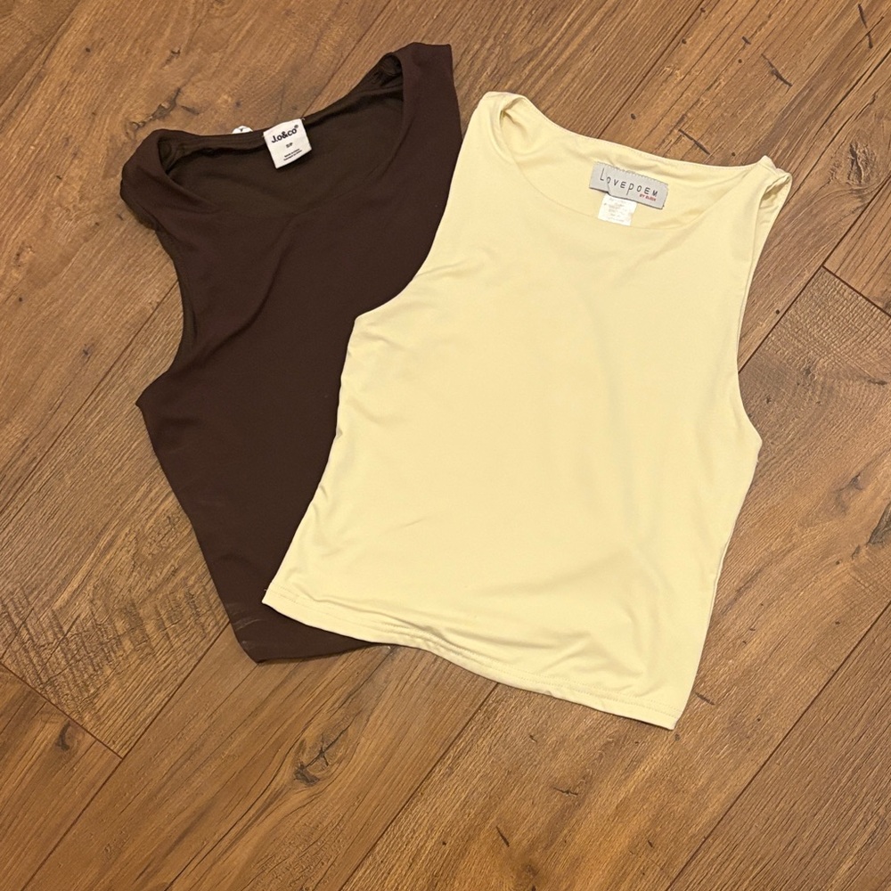 Liverpool Women's Tank Tops - Cream and Brown